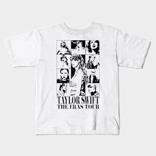 Taylor Swift The Eras Tour Black Kids T-Shirt